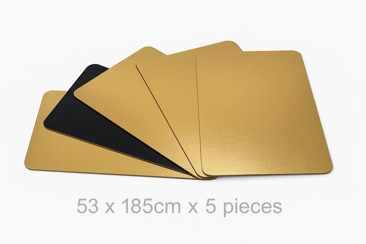 premium gold black salmon boards 185x53cm pack of 5