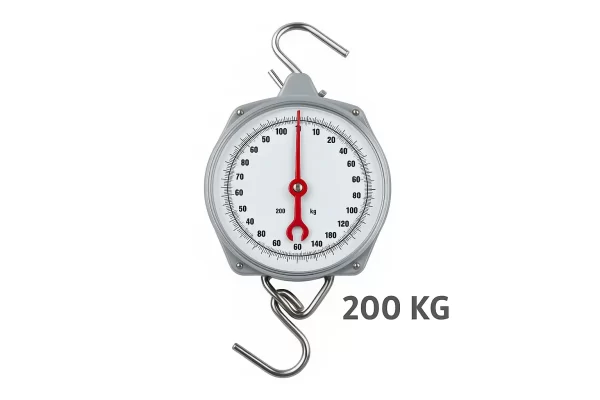 professional hanging scale 200kg capacity heavy duty