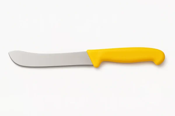 professional skinner knife yellow handle 16cm premium blade