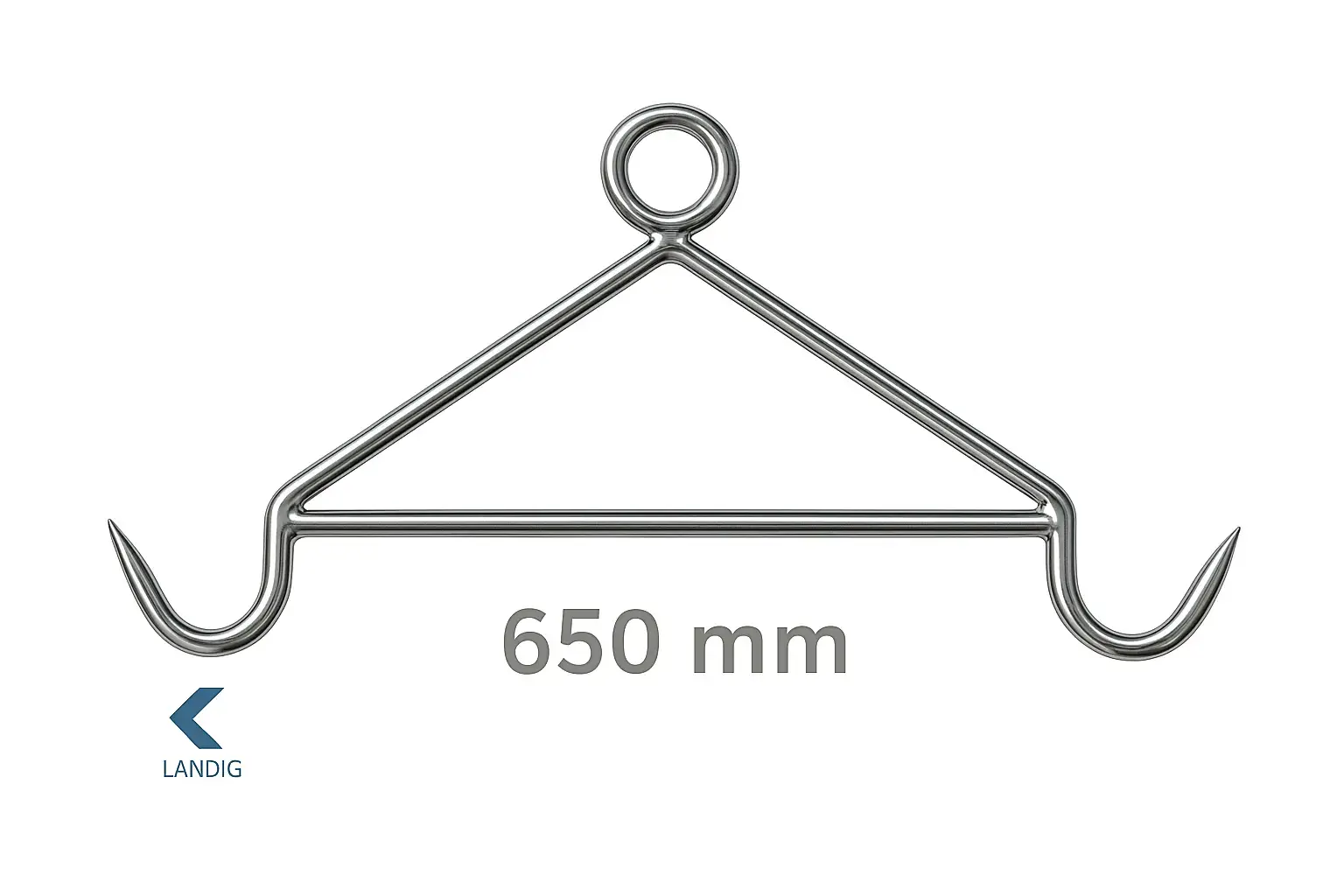 professional stainless steel gambrel small 560mm 250kg capacity